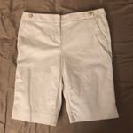 Dana Buchman White Bermuda Shorts Photo 0