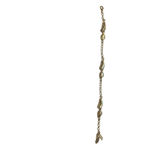 Salvatore Ferragamo Shoe Charm Bracelet Gold Tone Chunky 1980s Italy Signed Photo 12