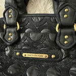 Juicy Couture Vintage 2010” Rare Black Quilted Glitter Shoulder Bag Photo 15