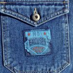 No Excuses  Denim Cargo Shorts Size 11/12 Blue Jean Pockets Cotton Army Girl NWT Photo 10