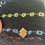 Superdry women's lined black/multicolored lightweight Sara smocked skirt;size 12 Photo 6