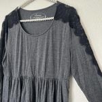 Soma Size Large Soft Jersey Lace Trim Empire Tunic Top with Pockets Stretchy Photo 1