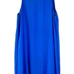 Tacera  Blue Sleeveless Trapeze Dress Size M Causal Photo 0