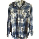 Abercrombie & Fitch blue plaid womens shirt Photo 0