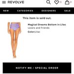 Lovers + Friends Magical Dreams Swim Bottomz Rhinestones Mesh Small NWT $88 Photo 13