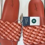 Universal Threads NWT Sz 9 Universal Thread braided pink orange slides Photo 1