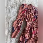 Ulla Johnson  Oni Silk Mini Dress in Garden Rose Floral Ruffled Size 10 Photo 4