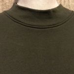 Strut this  Dark Green Cropped Sweatshirt Photo 1