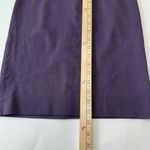 BCBGMAXAZRIA Purple Pencil Skirt Black Waistband Women's XXS Career Casual Photo 8