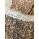 Victoria's Secret Victoria’s Secret LOVE Lace Mesh Babydoll Lingerie TOP S Leopard BOHO Whimsigoth Photo 4