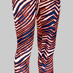 NFL NWT Denver Broncos Zebra Print Leggings Sz XS Photo 0