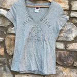 Harley Davidson  (Eden Prarie, MN) gray short sleeve v-neck t-shirt size medium Photo 2
