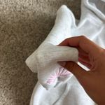 Pink Palm Puff  Everything Comes in Waves Hoodie Photo 4