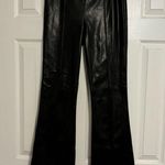 Princess Polly  Leather Flare Pants. Photo 1