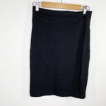 Margaret M Black Floral Slimming Stretch Pencil Skirt Women's Size Small S Photo 5