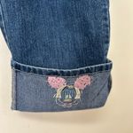 Women’s Zion mickey mouse denim capris waist size 34in Blue Photo 6