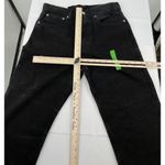 ZARA NWT  Signature Denim Mid Rise Relaxed Fit Jeans Marble Black Size US 4 #1165 Photo 5