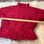 American Vintage Nordica Size 6 Red Puffy Coat Vintage Winter Warm Snowmobile Snowboard Skiing Photo 9