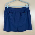 LL Bean Nautical Navy Women’s Vista Camp Skort XL NWOT Blue Photo 5