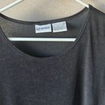 Liz Baker  Elegant Black Blouse xl Photo 2