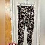 RBX Black and Tan Patterned High Waisted Leggings Size Large Photo 3