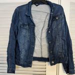 Buffalo David Bitten MD Dark Denim Pink stain jean jacket Photo 0