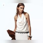 ZARA  satin effect lace halter top Photo 1