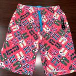 New Direction NWOT New Directions Flip Flop Print Long Sleep Shorts Size Small Photo 0