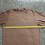 SKIMS Boyfriend light brown long sleeve t-shirt top size M Photo 9