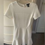 AQUA  white short sleeve dress Photo 0