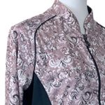 Soma Women's Jacket Purple Black Zip Track Athletic Athleisure Size Medium Photo 9