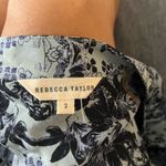 Rebecca Taylor  Blue Floral Printed dress Photo 3