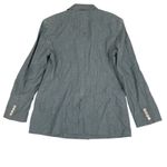 Ralph Lauren Polo  Double Breasted Chambray Blazer Womens 10 Blue Academia New Photo 2