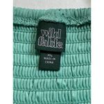 Wild Fable Coquette Sleeveless Tiered Chiffon Fit & Flare Skater Dress Size XL Aqua Green Photo 6