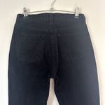 Reformation  Julia Cropped High Rise Cigarette Jeans in Black Photo 5