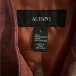 Alfani  Genuine Leather Snake Print Moto Jacket‎ size large Photo 3