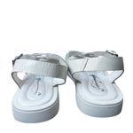 Free People Finn Fisherman Platform Sandals in White Patent Leather Size 9 Photo 6