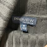 Preview International Ribbed Turtleneck Sweater - Medium - Black Photo 1