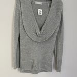 Old Navy Vintage Rabbit Hair Cowl Neck Sweater Deadstock NWT Grey Size Medium Photo 3