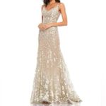 Mac Duggal 67492 Floral Embroidered Corset Bodice Gown Sz 20 New w/ Tag $798 SOO Photo 6