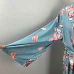Plum Pretty Sugar Midi Robe in Mermaid Moon Large Blue Photo 4