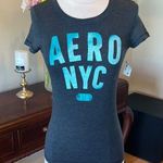 Aeropostale  Babydoll Tee Women's Gray T-Shirt New Photo 0