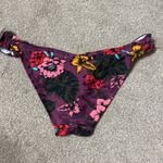 No Boundaries  Floral Cheeky High Leg Bikini Bottom Size S Photo 1