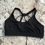 icyzone  Women's Sports Bra Small Strappy Wireless Workout Activewear Black Yoga Photo 0