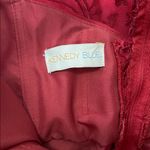 Kennedy Blue Natalie Red Bridesmaid Maxi Dress w/ Chiffon Skirt - Size 20 Photo 13