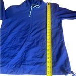 L.L.Bean Windbreaker Jacket Half Zip Pullover Blue With Hood Womens Size XS Photo 11