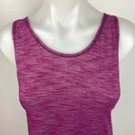 Lululemon Pink Purple Space Dye Scoop Neck Logo Athletic Workout Tank Top Size M Photo 2