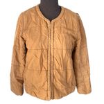 Wilfred Aritzia  Jonquille Quilted Puffer Jacket Linen Women’s Size Medium Photo 0