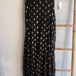 Lulus Black and Gold Maxi Dress M Photo 1