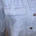 Old Navy  blue corduroy casual button Down shirt Photo 2